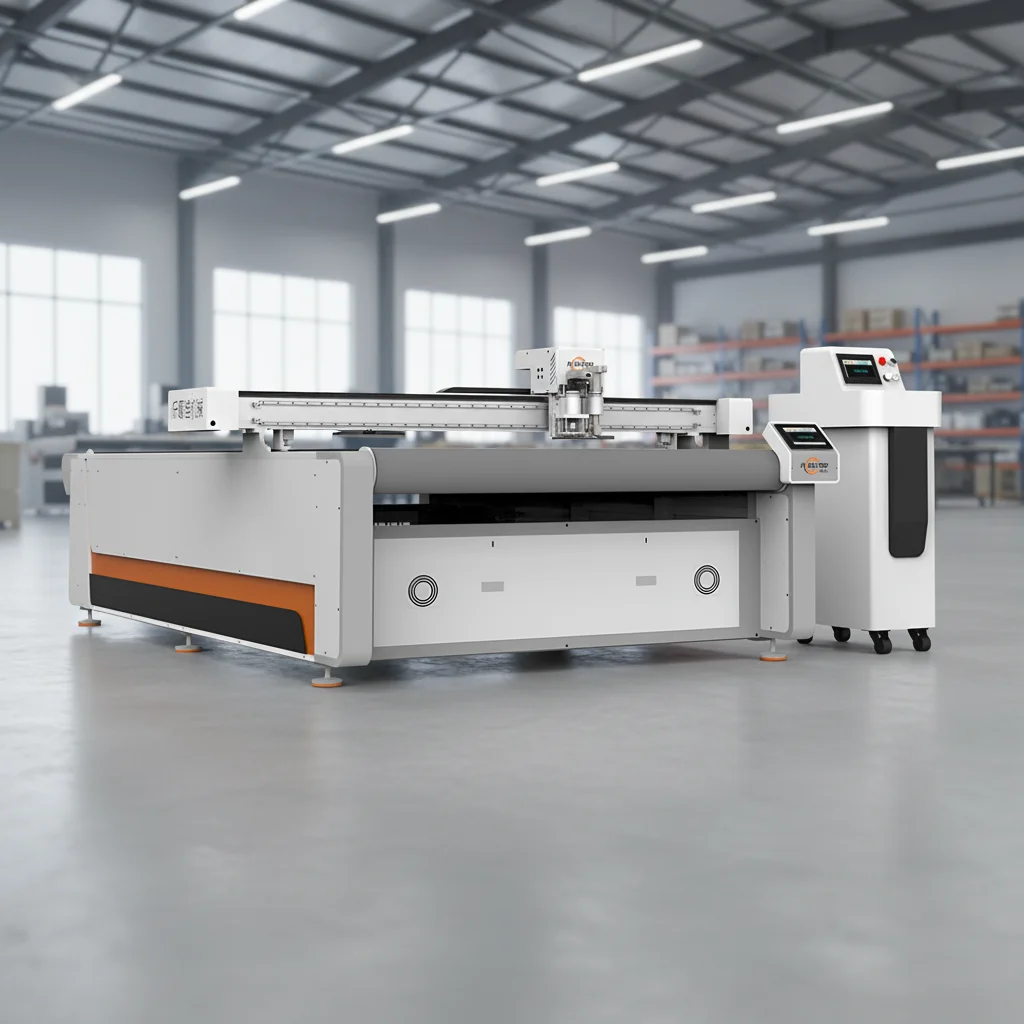 H64485f5c35944996bc2c72872650d142Y.webp 2026 Hot Sale Automatic CNC Knife Cutting Machine for Fabric Leather Good Price - Image 1