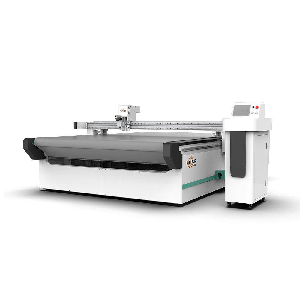 H6fa394a91e234625897e3fc0abb4aa65h.webp 2026 Auto Feeding Oscillating Round Knife Cutting Machine for Fabric Textile - Image 1