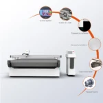 2026 Auto Feeding Oscillating Round Knife Cutting Machine for Fabric Textile - Image 3