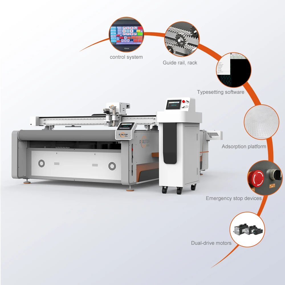 Hc8ff3654c7b44a62b07bf39bd3ce05594.webp 2026 CNC Cutting Machine for Sofa Fabric Leather PVC Carpet - Image 1