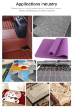 2026 Factory Sale Auto Feeding Vibrating Straight Knife Cloth Fabric Cutting Machine - Image 5