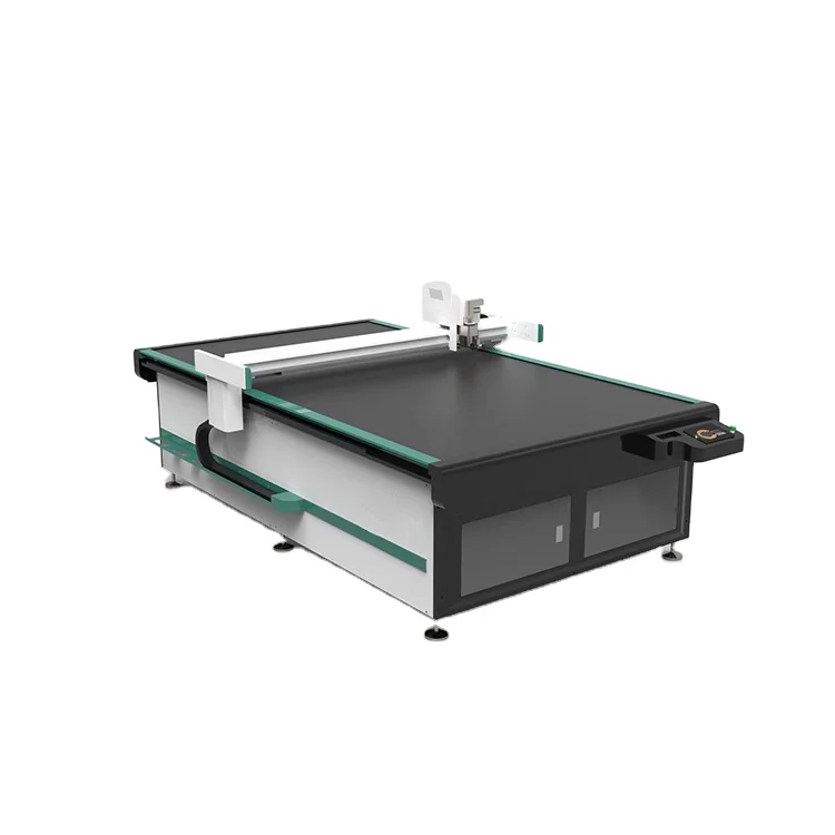 Hd611a2237df94090b6139649635f37b9y.webp 2026 Automatic Oscillating Knife CNC Leather Fabric Cutting Machine - Image 1