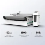 2026 Factory Sale Auto Feeding Vibrating Straight Knife Cloth Fabric Cutting Machine - Image 2