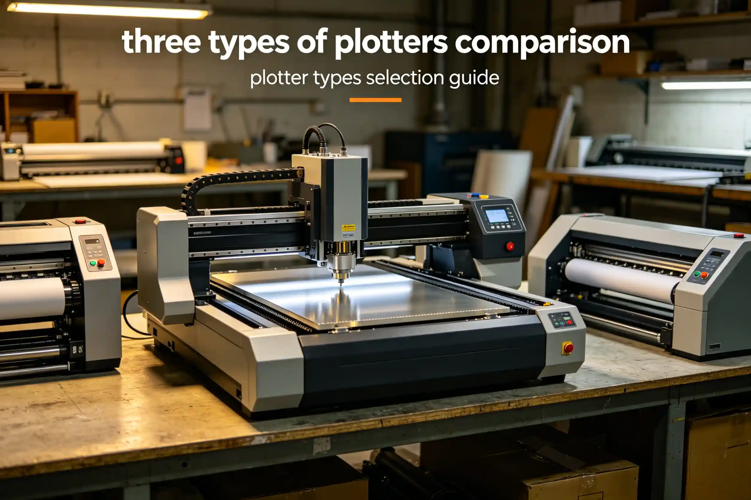 plotter types selection guide three types of plotters comparison