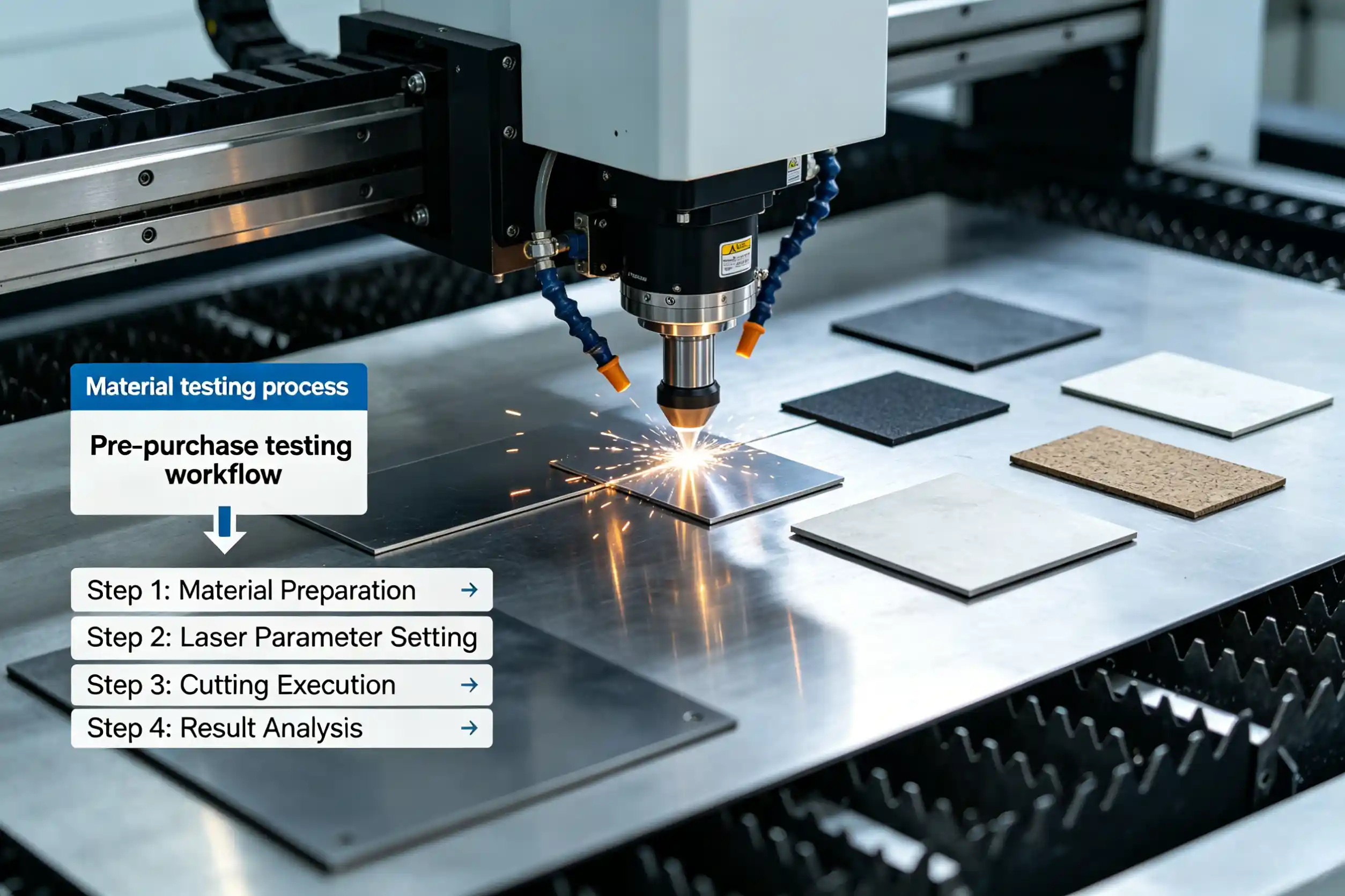 Material testing process