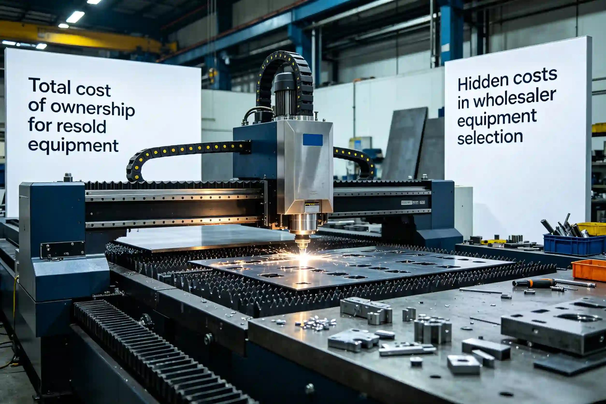 Total cost of ownership for resold equipment