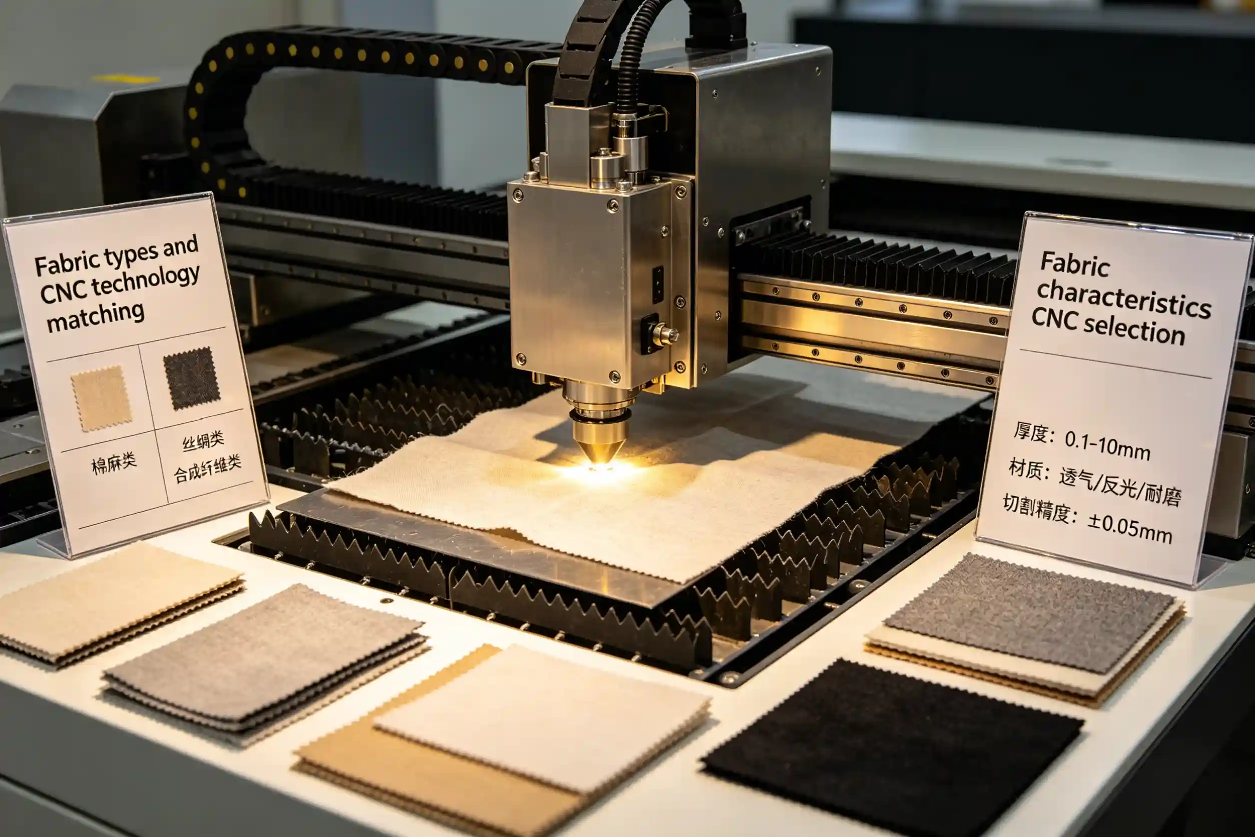 Fabric characteristics CNC selection Fabric types and CNC technology matching