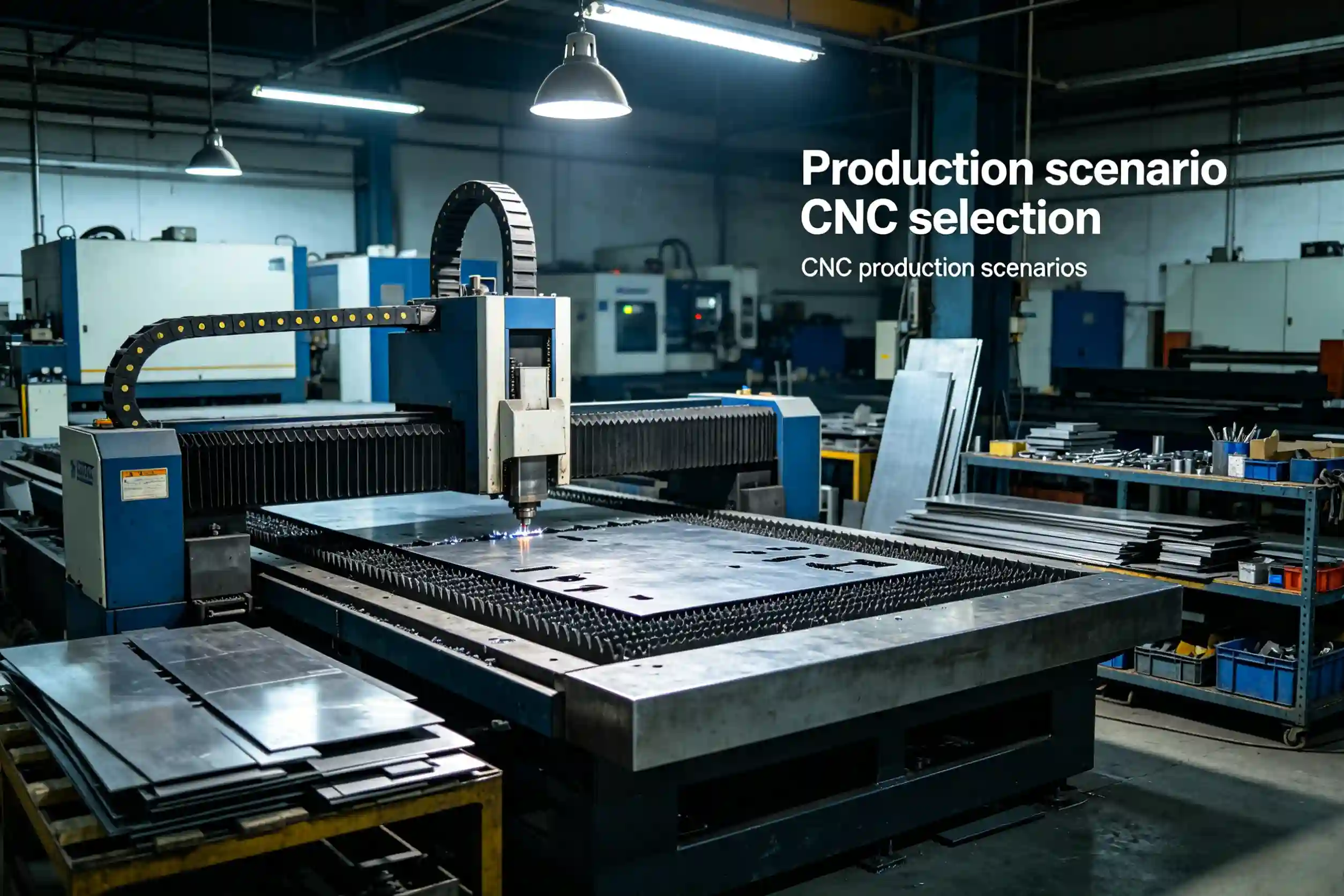 CNC production scenarios Production scenario CNC selection