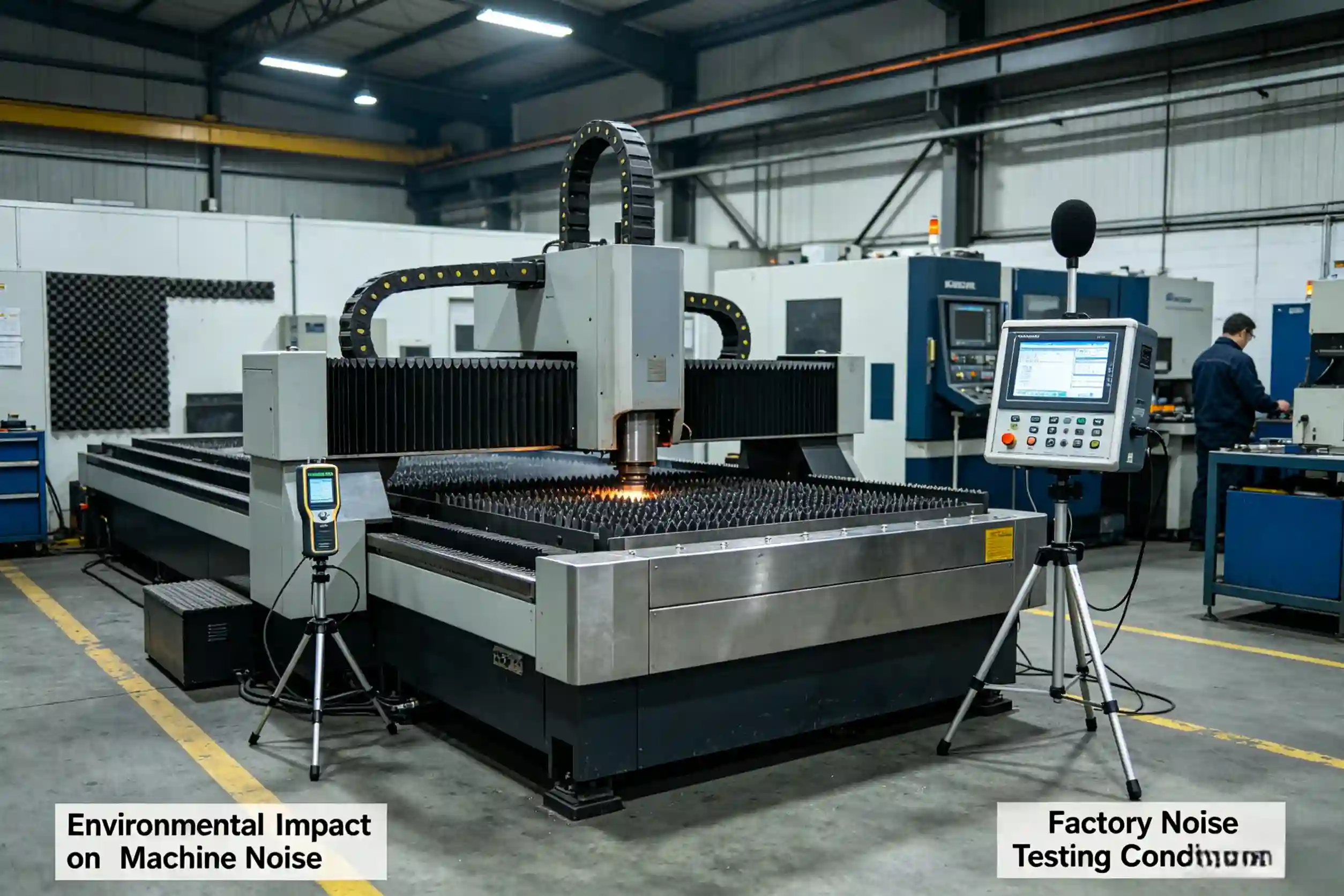 factory noise testing conditions environmental impact on machine noise