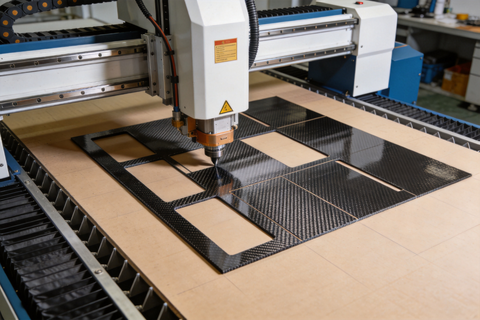manufacturer customizes CNC cutting equipment for carbon fiber materials carbon fiber composite cutting solution