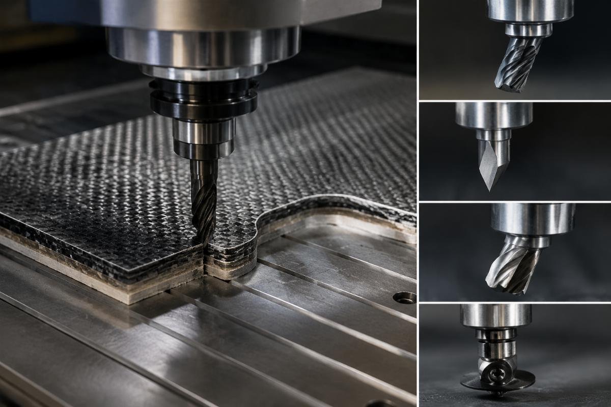 CNC cutting blade types for composites