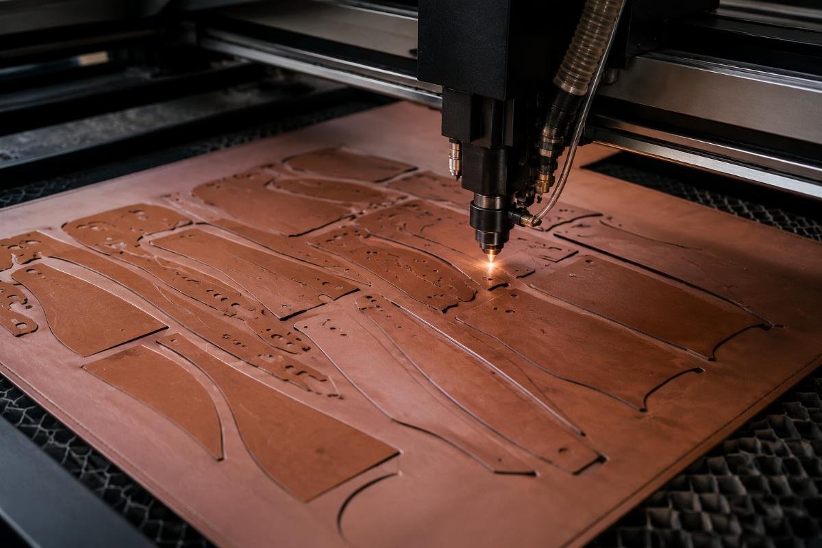 leather cutting machine waste reduction