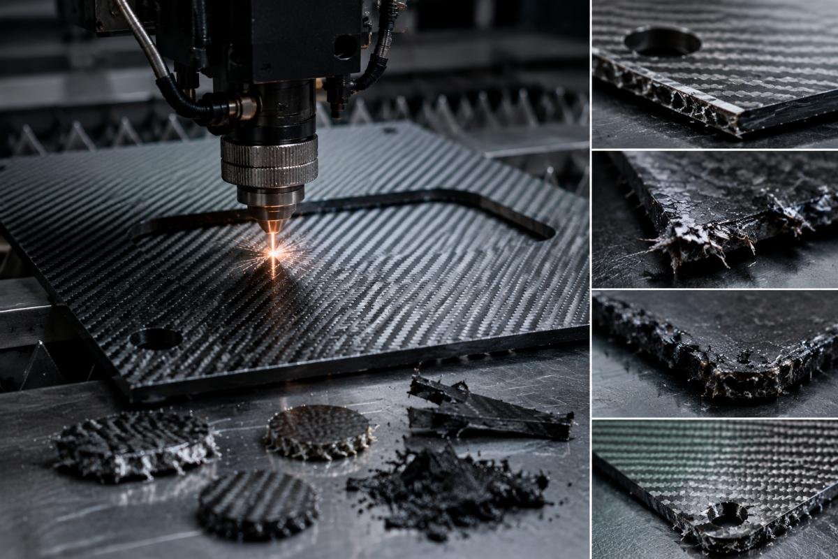 Carbon fiber composite cutting challenges