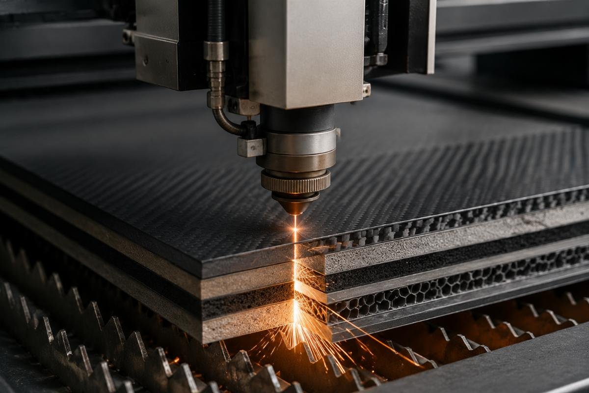 Thickness limits for CNC composite cutting