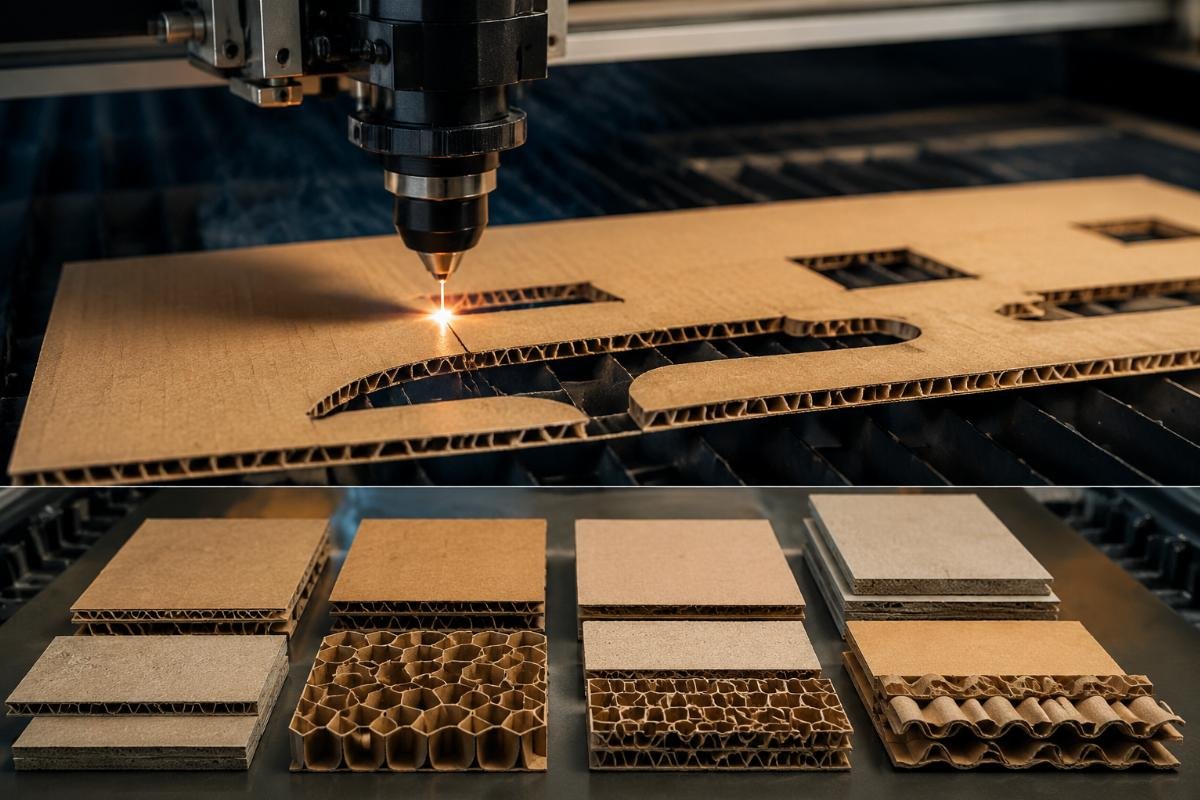 cardboard types requiring different cutting approaches