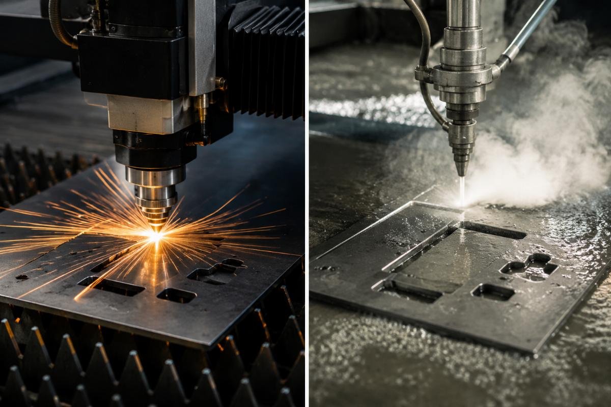 Comparison between laser and knife cutting environmental impacts