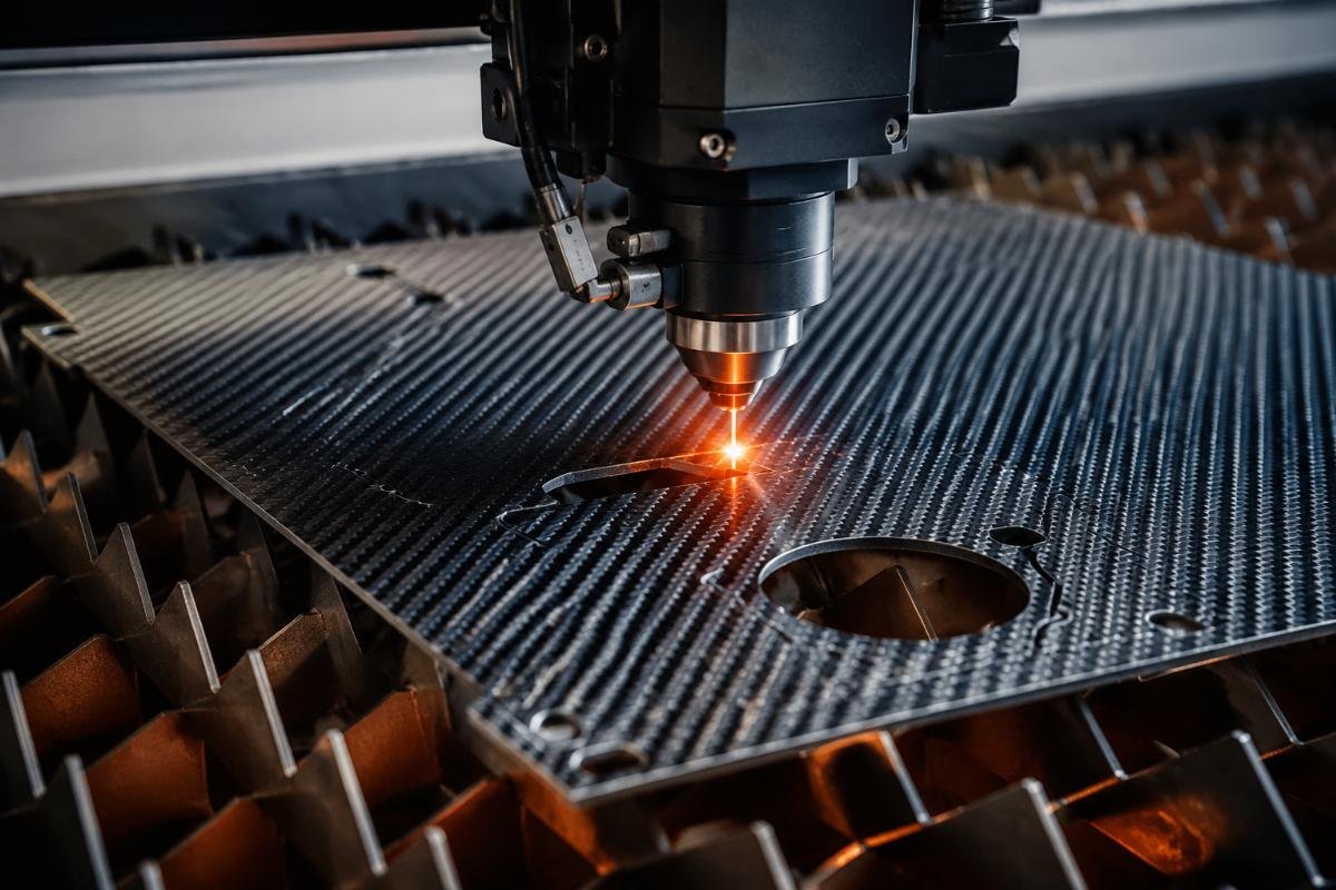 Fiber orientation in composite cutting