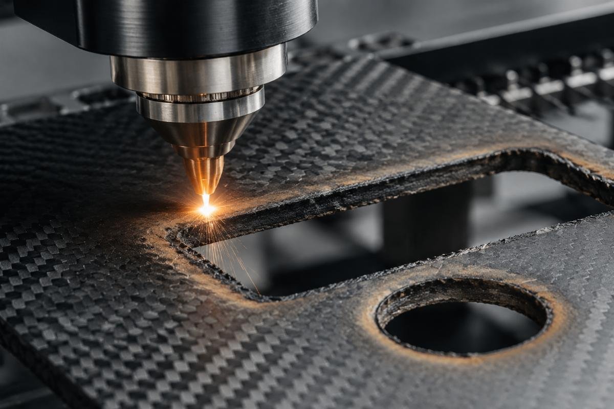 Laser cutting thermal damage