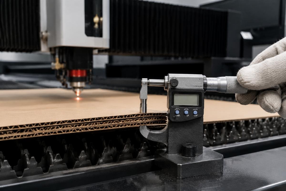 cardboard thickness measurement
