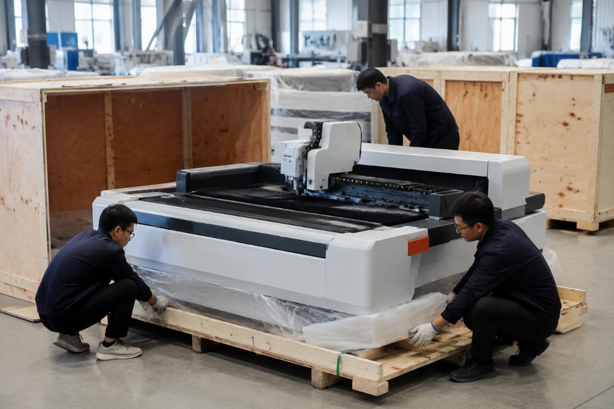 knife cutting machine delivery inspection