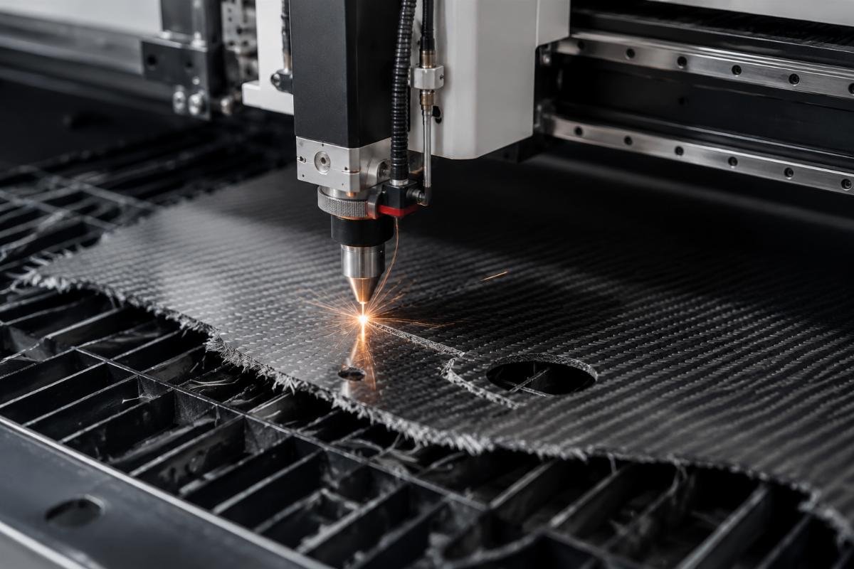 cloth cutting machine limitations on carbon fiber