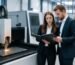 Global buyer reviewing CNC cutting machine payment terms on a factory quotation