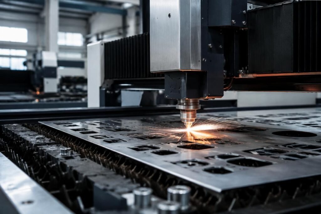 Cross-industry CNC cutting equipment in a modern service bureau workshop