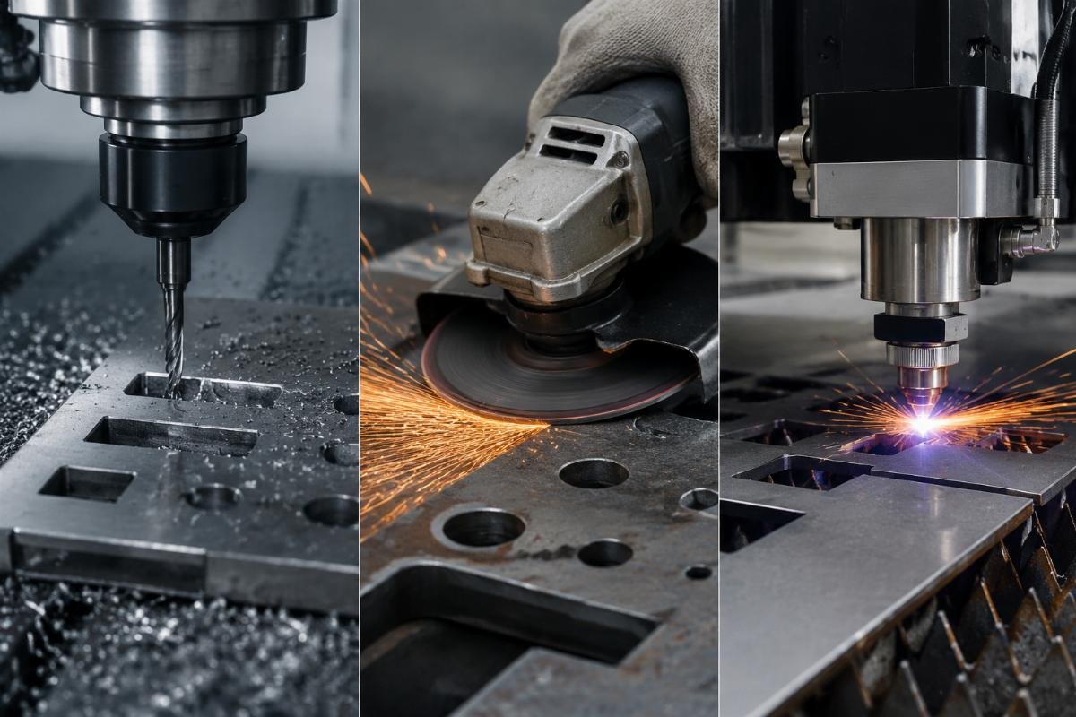 Three cutting method performance comparison
