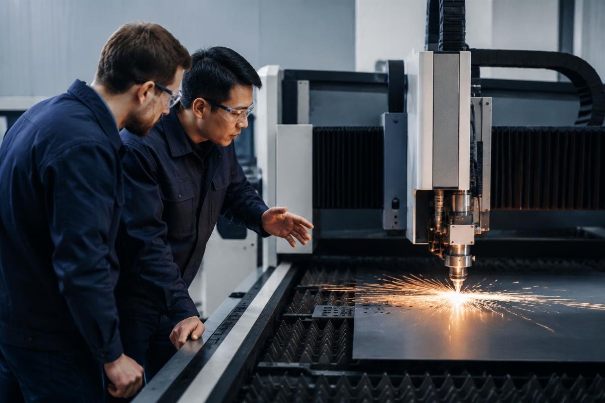 A dedicated 1-on-1 live demo session for a CNC cutting machine buyer