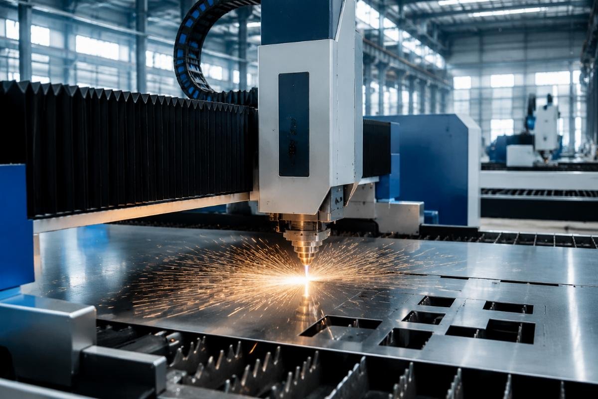 Verified Chinese CNC cutting machine factory production floor
