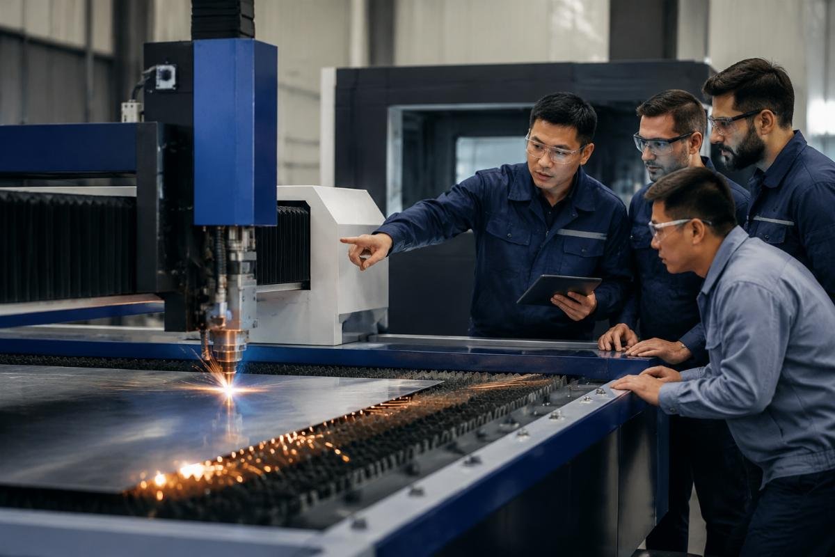 Supplier certification documents and on-site technician training session